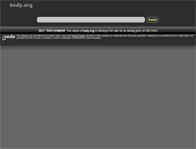 Tablet Screenshot of kedy.org